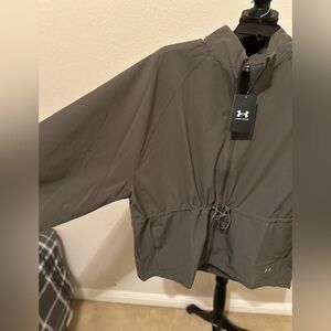 UNDER ARMOUR Green Women‎ UA STORM ColdGear Woven Full-Zip Jacket NWT SZ MEDIUM